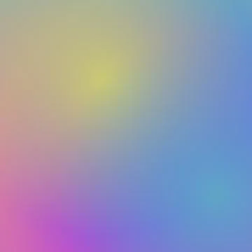 Vibrant Abstract Mesh Gradient Background with Soft Blue, Yellow, and Purpl.. Stock Illustration