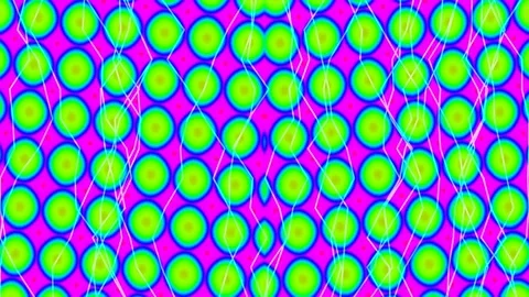Vibrant Abstract Molecular Pattern: Dynamic Flow of Energy and Scientific Cel Stock Footage 336169218
