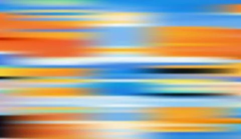 Vibrant abstract motion background with blue and orange horizontal stripes Stock Illustration