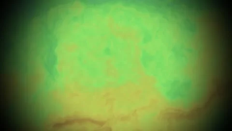 Vibrant abstract motion graphics with swirling green, yellow, and orange hues Stock Footage 325367760