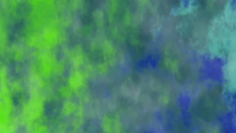 Vibrant Abstract Nebula Swirls In Deep Space Cosmos Green Blue Hues Vídeos de archivo 339697605