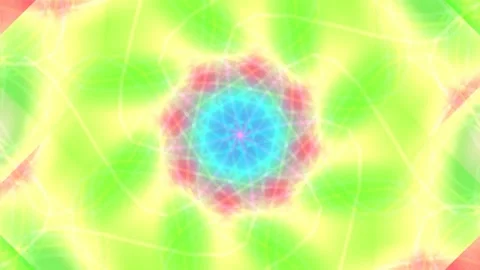 Vibrant abstract neon geometric background with flowing light patterns Stock Footage 339333584