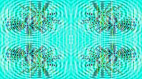 Vibrant Abstract Neon Green Digital Background Pattern Loop Animation Stock Footage 339795306