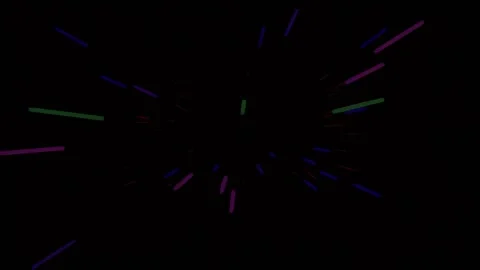 Vibrant Abstract Neon Light Burst Energy Glow Digital Transition Background Stock Footage 342161063