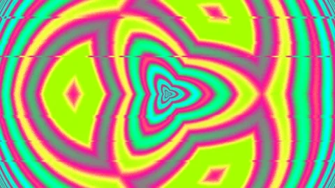 Vibrant abstract neon psychedelic liquid wave pattern background Stock Footage 339333670