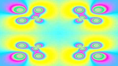 Vibrant abstract optical illusion background pattern seamless loop Stock Footage 339332634