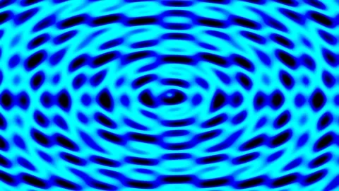 Vibrant abstract orange and blue hypnotic swirling liquid flow animation Stock Footage 342159306