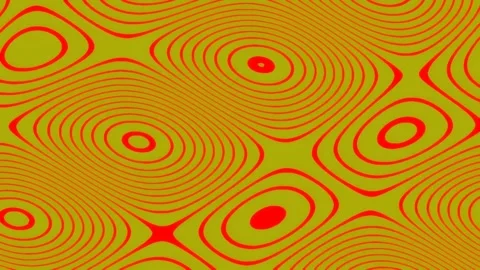 Vibrant abstract orange wavy pattern seamless background design Stock Footage 342158335