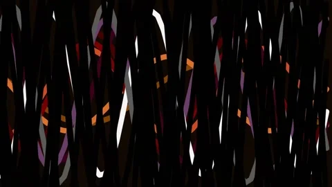 Vibrant abstract paint splatter texture with colorful motion strokes on bla.. Stock Footage 342207739