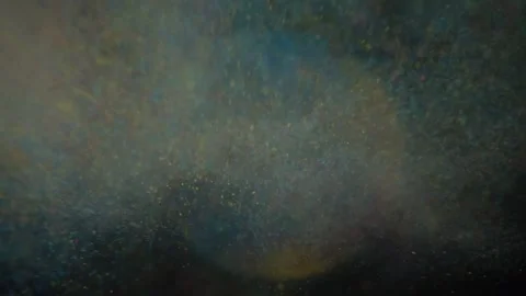 Vibrant abstract particle explosion with vivid colors. Dynamic motion graphics b Stock Footage 340456695