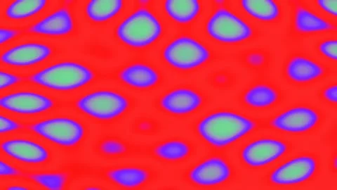 Vibrant abstract pattern background of overlapping glowing colorful organic.. Stock Footage 342207741