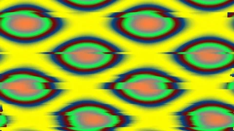 Vibrant Abstract Pattern Background: Psychedelic Repeating Geometric Design A Stock Footage 337165345