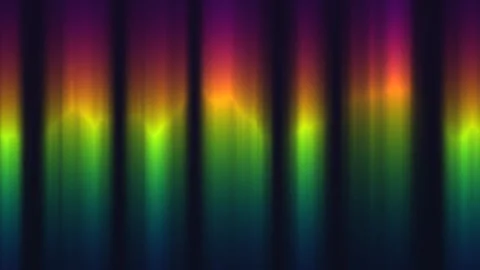 Vibrant abstract pattern of colorful light waves in Video stock 338012271