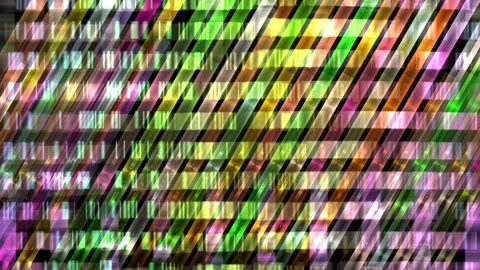 Vibrant Abstract Pattern With Diagonal Colorful Stripes and Light Effects Stock Footage 306133349