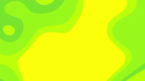 Vibrant Abstract Pattern Displaying Bright Yellow and Green Tones Stock Footage 294182216