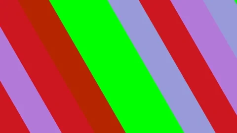 Vibrant abstract pattern featuring repeating diagonal stripes in bold colors Stock Footage 340902608