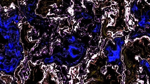 Vibrant abstract pattern with fluid shapes and contrasting Stock Footage 338286627