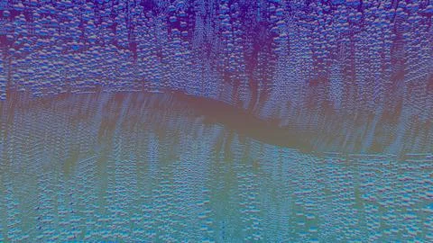 Vibrant abstract pattern with fluid texture, sparkling bubbles, and gradient Stock Illustration