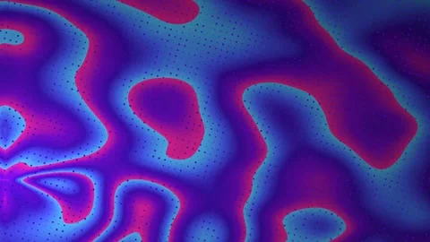 Vibrant Abstract Pattern Forming and Flowing in Bold Color Waves in a Dynam.. Stock Footage 327603158
