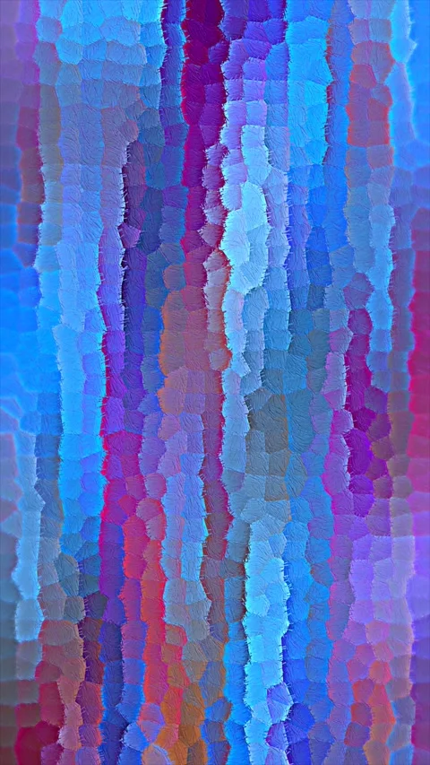 Vibrant abstract pattern with a mosaic texture features vertical color Stock Footage 331806337