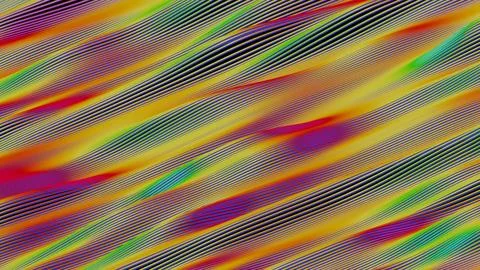 Vibrant Abstract Pattern with Multicolored Waves.. Illustrazione stock