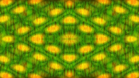 Vibrant abstract pattern with red ovals on green textured background Stock Footage 331352403