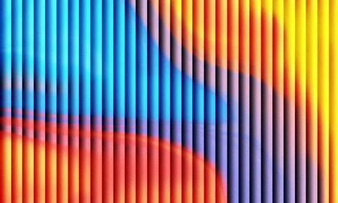 Vibrant abstract pattern of vertical colorful stripes with a gradient color Stock Illustration