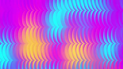 Vibrant Abstract Pattern with Waves in Multicolor Gradient Hues Creating a .. 動画素材 341781622
