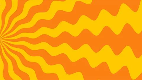 Vibrant Abstract Pattern with Wavy Lines in Bright Colors. Stock Illustration