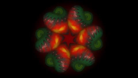 Vibrant Abstract Patterns in Digital Art Vídeos de archivo 333077011