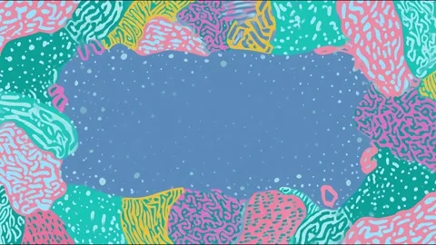 Vibrant abstract patterns evolve in dynamic colorful animation sequence Stock-Footage 315127356