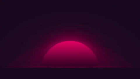 Vibrant Abstract Pink Gradient Sunset Horizon Illustration in Minimalistic .. 動画素材 341927065