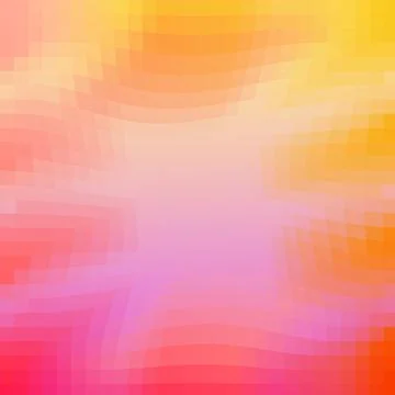 Vibrant Abstract Pixelated Gradient Background with Colorful Mosaic Waves Illustrazione stock