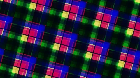 Vibrant Abstract Plaid Pattern Background with Colorful Grid Lines Stock Footage 332962178