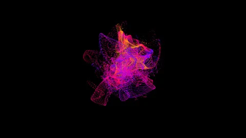 Vibrant Abstract Plasma Motion Loop | Colorful Energy Flow 4K Vídeos de archivo 331304349