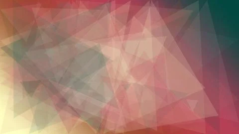 A vibrant abstract polygon background with warm pastel gradients and soft g.. Illustrazione stock
