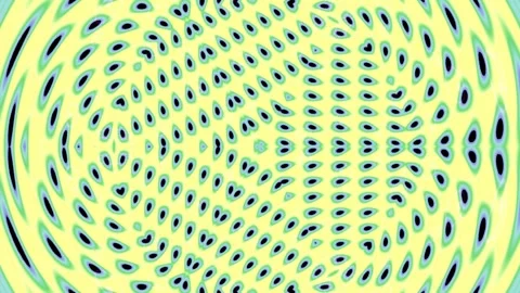 Vibrant abstract psychedelic geometric background pattern loop for digital ar Stock Footage 339782552