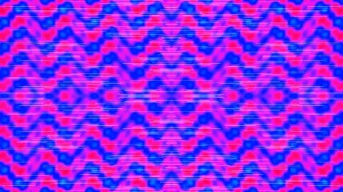 Vibrant Abstract Psychedelic Geometric Pattern Background Stock Footage 339782007