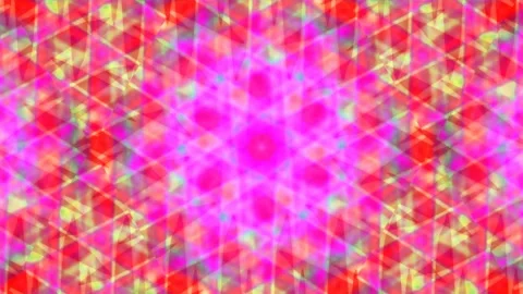 Vibrant abstract psychedelic geometric pattern background, flowing color wa.. Stock Footage 339792764