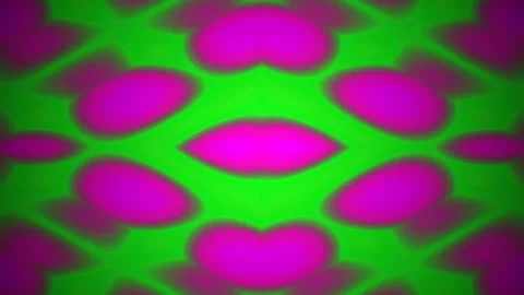 Vibrant abstract psychedelic gradient wave pattern loop | Neon green magent.. Stock Footage 336268324