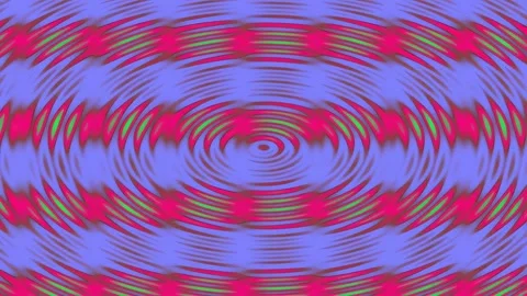 Vibrant abstract psychedelic green and pink striped wave pattern background Stock Footage 341055468