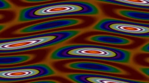 Vibrant Abstract Psychedelic Liquid Flowing Pattern Background Stock Footage 337163957