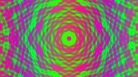Vibrant Abstract Psychedelic Mandala Pattern Background Loop Design Stock Footage 339489399