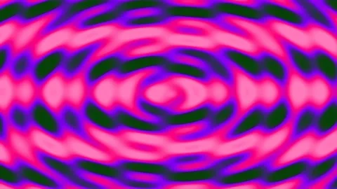 Vibrant abstract psychedelic ripple circle background loop animation Stock Footage 341059651