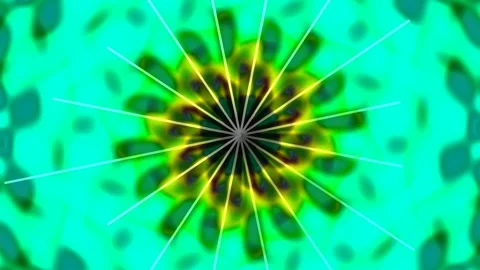 Vibrant abstract radial pattern background with intense glowing magenta and.. Stock Footage 339787062