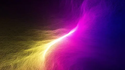 Vibrant abstract rainbow background with glowing light and futuristic patterns Stock Footage 328656174