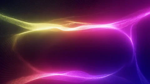 Vibrant abstract rainbow background with glowing light and futuristic patterns Stock Footage 328656195