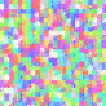 Vibrant Abstract Rainbow Circle Background Stock Illustration