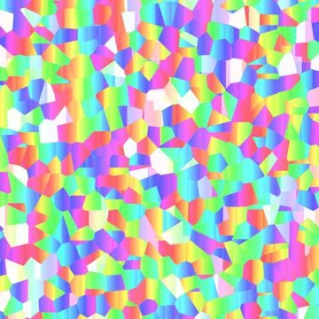Vibrant Abstract Rainbow Mosaic Background Stock Illustration