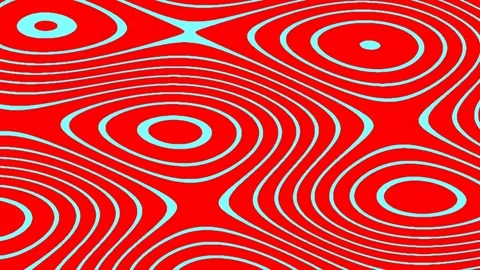 Vibrant Abstract Red and White Geometric Liquid Pattern Background Texture Stock Footage 341057269